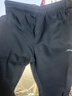 李宁儿童加绒裤子秋冬季宽松休闲卫裤男童直筒裤棉质亲肤青少年运动裤 黑色-直筒裤【春秋款】 160 cm 实拍图