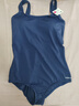 迪卡侬泳衣女连体三角抗氯游泳服显瘦大码泳装泡温泉深蓝4230022 实拍图