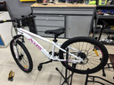 喜德盛（xds）青少年自行车小王子铝合金车架机械碟刹避震前叉7速变速 白/粉 24寸轮径（身高135-150cm） 实拍图