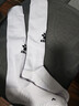 卡尔美（KELME）成人长筒足球袜加厚毛巾底防滑比赛训练运动高筒袜子男 白色 实拍图