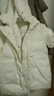 鸭鸭（YAYA）羽绒马甲女外穿秋冬新款情侣男女同款连帽马夹背心羽绒服外套 米白色 M /160(建议100-115斤) 实拍图