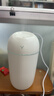 加湿器卧室香薰机雾化器办公室宿舍空气加湿器小型轻音喷雾器婴儿生日礼物女 彩蛋-纯白【升级加大容量】-420ml 实拍图