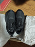 特步男子跑步鞋运动鞋轻便减震防泼水革面跑鞋黑色 实拍图