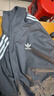 adidas情侣款复古风梭织立领夹克外套男女秋季阿迪达斯官方三叶草 深灰   XL 实拍图
