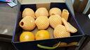新奇士（Sunkist） 澳洲黑标晚熟脐橙4斤礼盒装 单果180g起 生鲜水果礼盒 实拍图