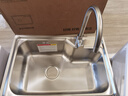 华帝（VATTI）水槽单槽厨房洗菜盘一体槽 拉伸大槽水池盘台上不锈钢-以旧换新 实拍图