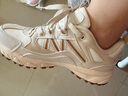 骆驼盘龙户外登山鞋防水防滑耐磨徒步鞋透气缓震运动鞋越野跑鞋 FB22236784，米色，女 密网版 36 实拍图