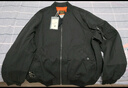 马登工装美式空中MA1飞行员夹克军事风短款外套复古棒球服男潮秋上衣 黑色 L 实拍图
