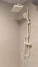 四季沐歌（MICOE）淋浴花洒套装 增压恒温花洒全套奶白钢琴键多功能喷头浴室淋浴器 实拍图