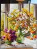 自油自画数字油画diy风景花卉减压手绘油画客厅装饰画儿童diy手工油画挂画 初夏时光40*50 绘画套装 实拍图