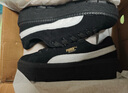 彪马（PUMA）【厚底鞋】女经典复古增高休闲鞋松糕鞋 PLATFORM 372613 黑色-白-01 37 实拍图