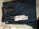 京东京造【高弹显瘦】牛仔裤男休闲裤子男直筒百搭 深蓝 33 实拍图