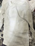 古妮娅儿童舞蹈服打底衫肤色保暖内衣薄绒练功服 白色上衣L 实拍图
