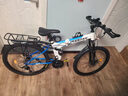 凤凰（Phoenix）山地自行车折叠成人变速双减震学生单车方程虎 蓝白27速 26英寸 晒单实拍图