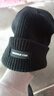 回力毛线帽男士秋冬季包头保暖针织帽子嘻哈时尚潮牌显脸小冷帽百搭 黑色 均码 实拍图