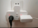 公牛（BULL）转换插头/品字形一转三插座/无线转换插座/电源转换器 适用卧室、厨房 3位分控开关插座  实拍图