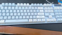 银雕(YINDIAO) K500键盘彩包升级版 机械手感 游戏背光电竞办公USB外接 全尺寸 蓝白双拼白光有线键盘 实拍图