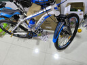凤凰（Phoenix）儿童自行车山地车男女学生脚踏车6-15岁童车 霸道 白蓝色 22寸 实拍图