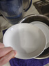 斯凯绨（Sky Top）骨碟陶瓷深盘子酱菜碟纯白家用骨瓷餐具套装6英寸饭盘4件 实拍图