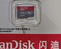 闪迪（SanDisk）128GB TF(MicroSD)内存卡 4K极速金卡A2 V30 U3行车记录仪 运动相机无人机 监控存储卡 读190MB/s 实拍图