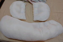 多米贝贝（Tomibaby）孕妇枕头护腰侧睡枕托腹睡觉侧卧枕睡垫抱枕u型腰枕豆豆蓝 实拍图