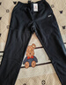 安踏（ANTA）男裤休闲运动裤卫裤男秋冬季加绒加厚保暖跑步休闲裤男士长裤子 【加绒字母logo款-平口】基础黑7304N-3 XL /180 实拍图