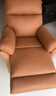 左右沙发功能皮感科技布单人沙发单椅DZY6010 暮光橙31055 实拍图
