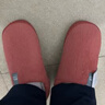 回力纯色全包棉鞋情侣室内外防滑保暖棉拖鞋HLX0233粉色36-37码 实拍图
