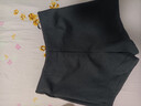 浪莎加绒高腰短裤女秋冬新款百搭打底外穿美式辣妹显瘦弹力西装热裤子 黑色 L 建议105-120斤 实拍图