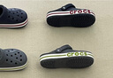 卡骆驰洞洞鞋贝雅卡骆班轻便耐磨一脚蹬休闲鞋|205089 黑色/白色-066 41 /42(260mm) 实拍图