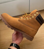 添柏岚（Timberland）男鞋马丁靴户外徒步登山防泼水皮革低帮大黄靴耐磨美式工装靴 A1P3LW/建议拍小半码/231小麦色 44 实拍图