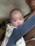 babycare腰凳婴儿背带多功能减震四季抱娃神器解放双手透气轻薄款 格里蓝 实拍图