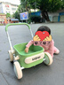 kidpop宝宝学步车1-3岁多功能手推车防侧翻可调速助步车周岁礼物 童真绿 实拍图