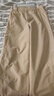 优衣库女装针织廓形长裤/弯刀镰刀裤子25秋冬新款483722 483722/32深米色 S 实拍图