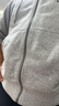 优衣库男装女装连帽拉链运动开衫长袖外套休闲卫衣25新款479800 05 天灰色 M 实拍图