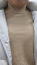 恒源祥100%纯羊毛衫女半高领毛衣女宽松打底衫秋冬季时尚女装针织衫上衣 实拍图