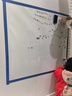 盼彩90*100cm磁性白板贴墙移除不伤墙儿童画板涂鸦小黑板家用办公教学培训挂式可擦吸磁软白板写字板 实拍图