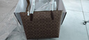 蔻驰（COACH）【品牌直供】女士大号大容量单肩手提托特包棕黄拼棕色CBT20 实拍图