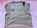 阿迪达斯短袖男2025运动健身户外亲肤透气轻薄速干t恤 橄榄绿/绿棕色 L 实拍图
