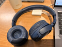 JBLTUNE520BT头戴式蓝牙无线耳机 通话降噪耳机耳麦 手机电脑笔记本耳机 蓝色 实拍图