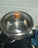 双枪奶锅316L不锈钢婴儿宝宝辅食小奶锅汤锅雪平蒸锅加厚 20cm 实拍图