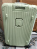 大嘴猴（paul frank）超大容量行李箱女拉链密码拉杆箱网红男轻音万向轮旅行箱学生皮箱 牛油果绿/加大加宽/抑菌款 30英寸 实拍图