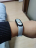 适用小米手环10/9/8/7液态硅胶腕带NFC运动手表带三四五六七八九代智能时尚高级替换透气表链 雾霾蓝 适用：小米手环【8/8NFC通用】 实拍图