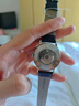 海鸥（SEAGULL）手表男士自动机械表 日历皮带男士手表 生日礼物男表 黑盘条钉 实拍图