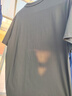 京东京造【已售300w件】短袖t恤男衣服秋季男士打底外穿 黑色 L 实拍图