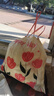 垃圾袋 加大加厚手提卡通免撕印花垃圾袋 45*45cm 双色花朵 2卷20只 实拍图