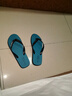 LURAD 人字拖男士夏季时尚沙滩外穿凉拖鞋 绿色 45-46 实拍图