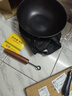 炊大皇炒锅铁锅健康0无涂层蜂窝纹32cm家用炒菜锅玄铁XT32CGH 实拍图
