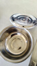 【带盖】特厚不锈钢盆套装家用打蛋和面烘焙盆加厚汤盆洗菜盆油盆 特厚猪油盆【20cm】带防尘盖 实拍图