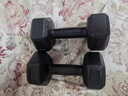 特步（XTEP）哑铃男女士六角家用运动健身器材举重组合套装包胶小亚玲2KG*2 实拍图